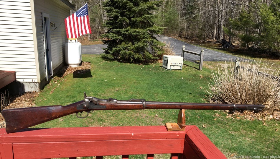 U.S. Springfield Trapdoor Model 1888 Ramrod Bayonet Rifle 45/70 -img-0