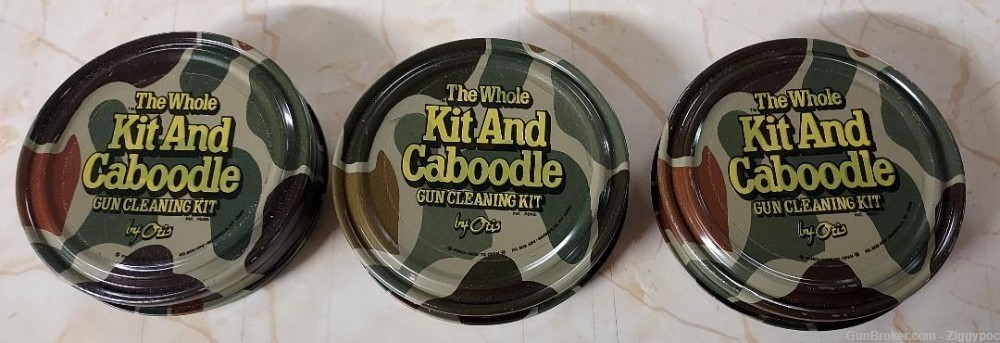 Otis' The "Whole Kit and Kaboodle" Vintage Gun Cleaning Kits in Tins (3)-img-0