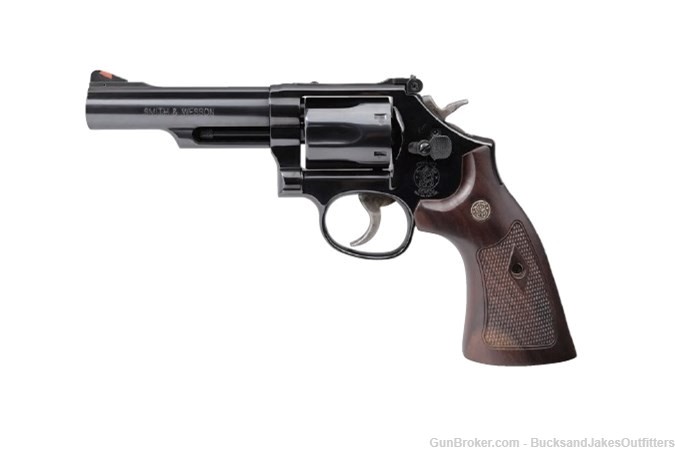 SMITH AND WESSON 19 357MAG BL/WD 4.25" AS-img-0