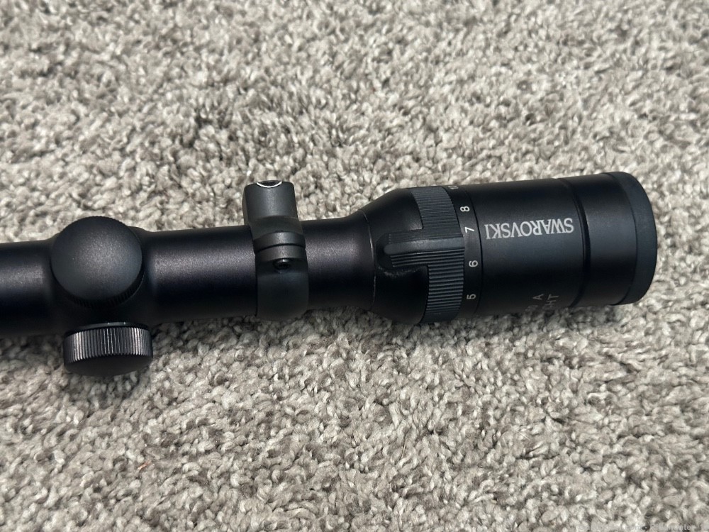 Swarovski Habicht 4-12x50mm riflescope matte 1” tube duplex 1/4” click mint-img-5