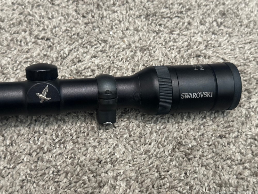 Swarovski Habicht 4-12x50mm riflescope matte 1” tube duplex 1/4” click mint-img-1