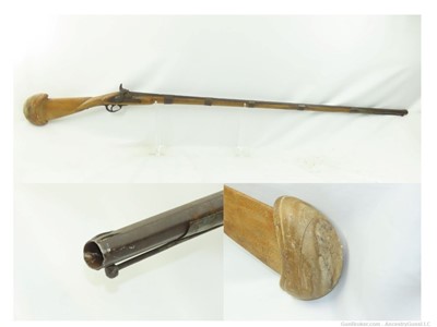 ARAB STYLE Antique Percussion MUSKET with BRITISH Pattern 1853 Style Lock  