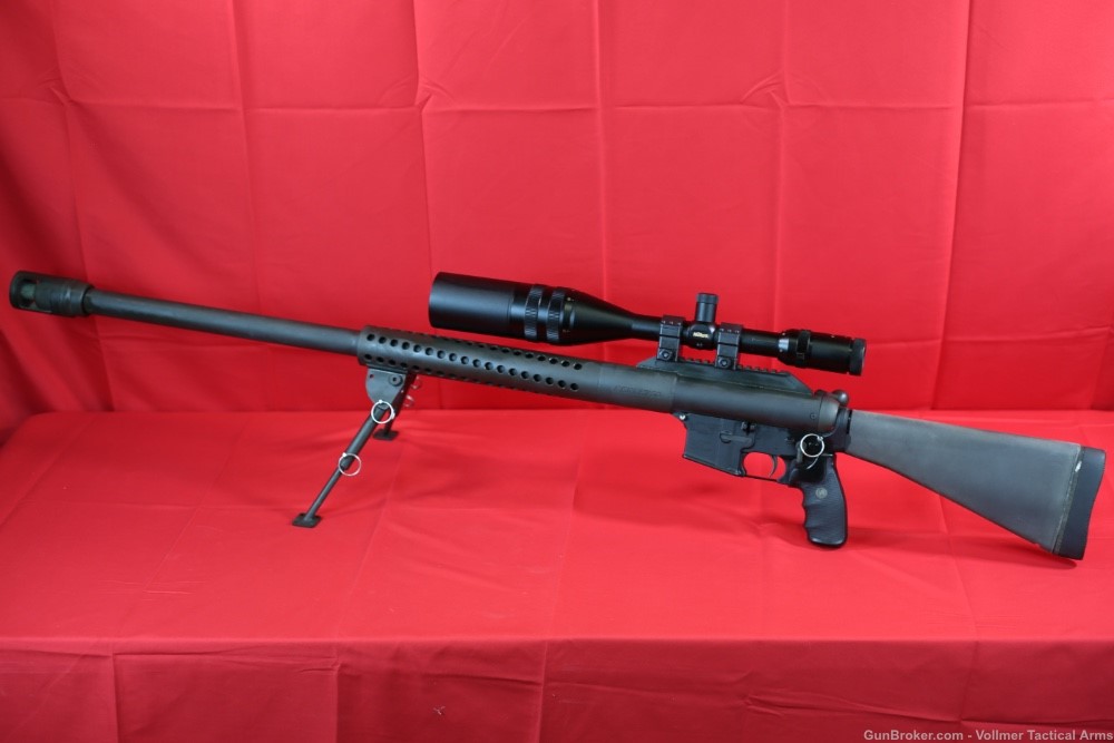DPMS Lower with Ferret 50 BMG Bolt Action Upper! -img-1