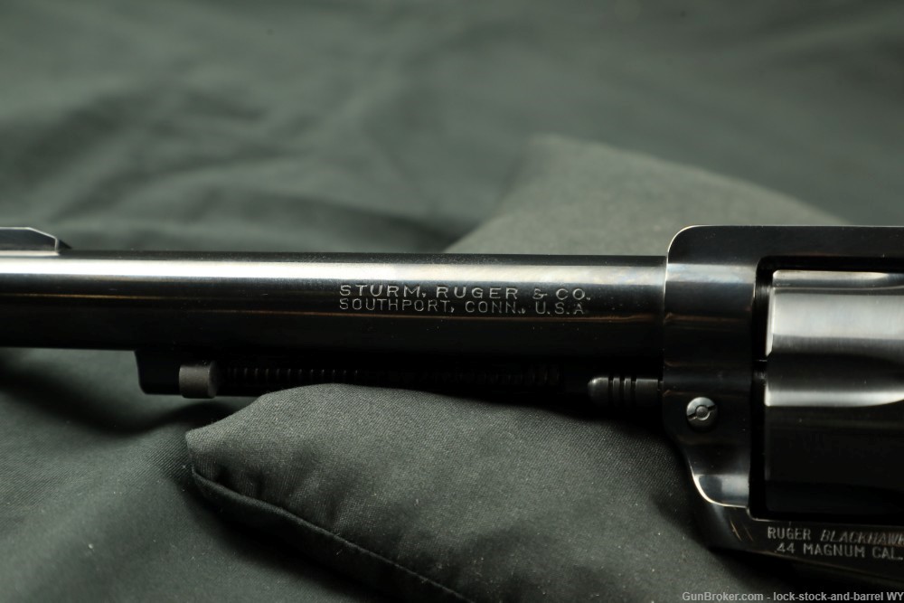 Ruger Blackhawk Flattop .44 Mag, 6.5” Single Action Revolver MFD 1955 C&R-img-22