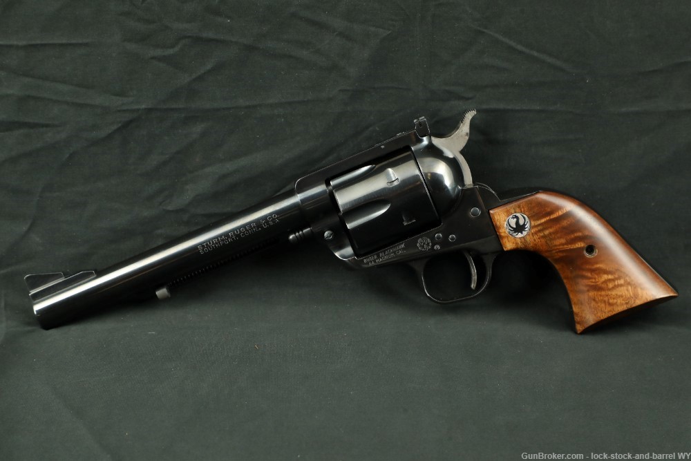 Ruger Blackhawk Flattop .44 Mag, 6.5” Single Action Revolver MFD 1955 C&R-img-7