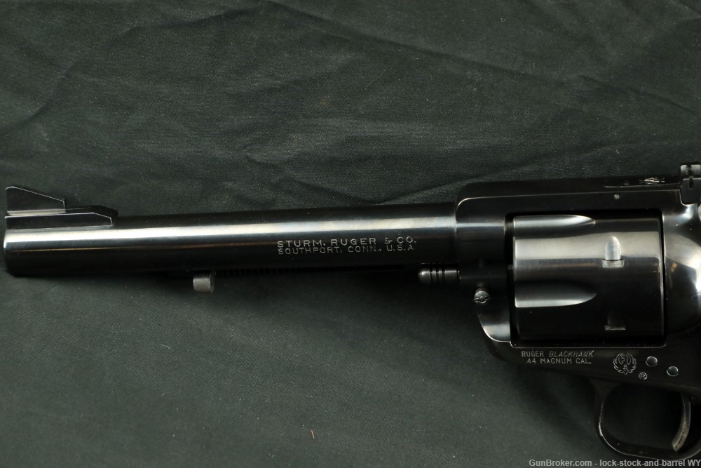 Ruger Blackhawk Flattop .44 Mag, 6.5” Single Action Revolver MFD 1955 C&R-img-8