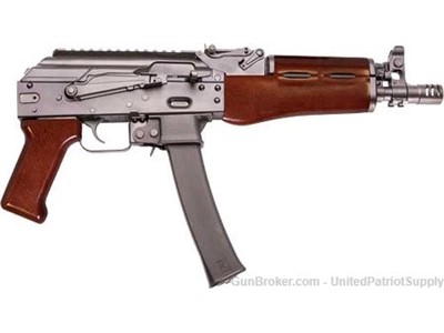 Kalashnikov USA 9x19mm, Pistol, Semi Auto, 9.5" BBL, 30RD Magazine, Red Woo