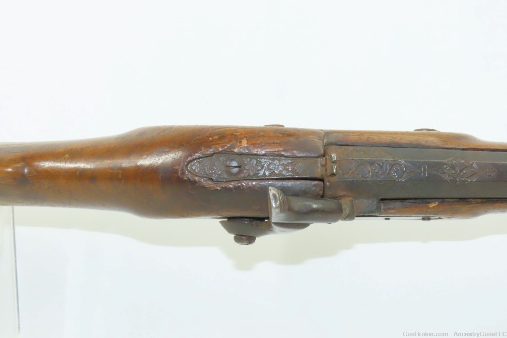 FLORAL ENGRAVED Antique CIVIL WAR Era .53 Cal. Percussion CAVALRY Carbine  -img-8