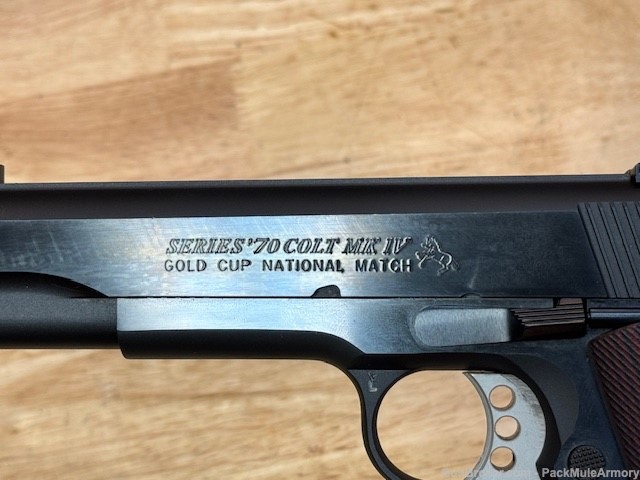Colt Gold Cup National Match 1911 70s Series .45 ACP + Comp-img-3