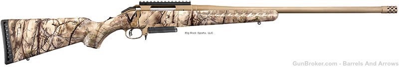 Ruger 26925 American Bolt Action Rifle 6.5 Creedmoor Go Wild Camo Stk 22" -img-0