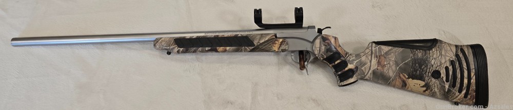 THOMPSON CENTER ENCORE 25-06 REM SS AND FLEXTECH CAMO WITH RINGS -img-5