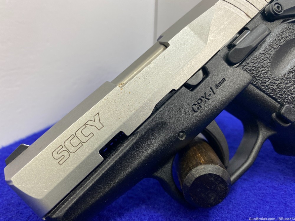 SCCY CPX-1 9mm Para Stainless 3.1" *AWESOME SEMI-AUTOMATIC PISTOL*-img-7