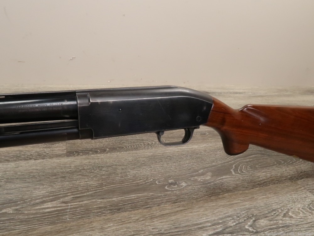 J.C. Higgins Model 20 Pump Action 12 Ga shotgun 27" VR w/ Compensator-img-3