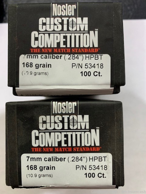 200 Count Nosler 7mm 168gr HPBT part 53418-img-0