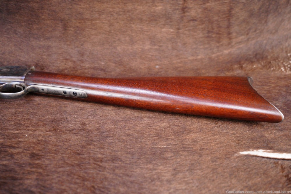 Winchester 1st Model 1890 Solid Frame .22 Short Pump Action Rifle Antique-img-11