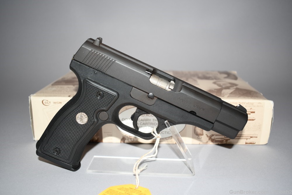 Nice Colt All American 2000 Semi Auto Pistol 9mm W Box Spare Mag PPW 1995-img-0