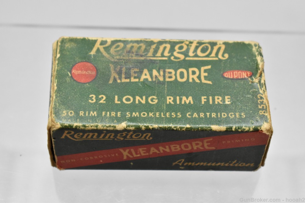 2 Boxes 62 Rds Vintage Remington Kleanbore 32 Short & Long Rimfire -img-1