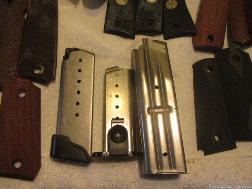 colt 1911 grips ruger. butt plates. magazines.kahr 9mm-img-6