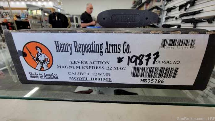 Henry Lever Action Magnum Express .22WMR 19.25" Bbl. -img-9