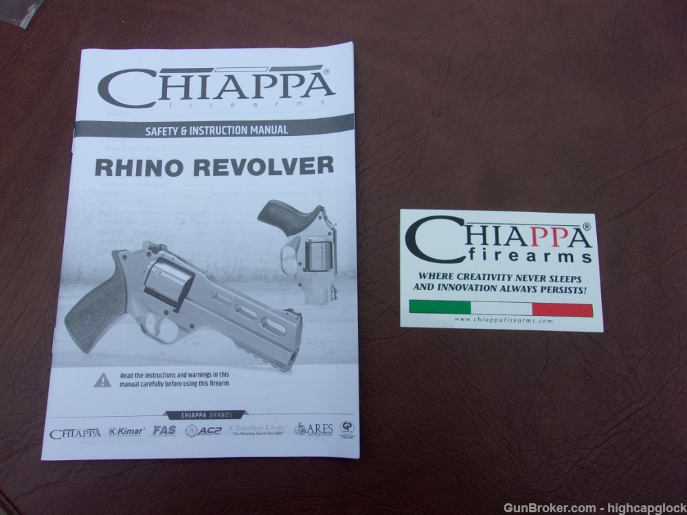 Chiappa Rhino 200D .357 Mag 2" Revolver w/ Holster & Upgrade Grips $1START -img-19