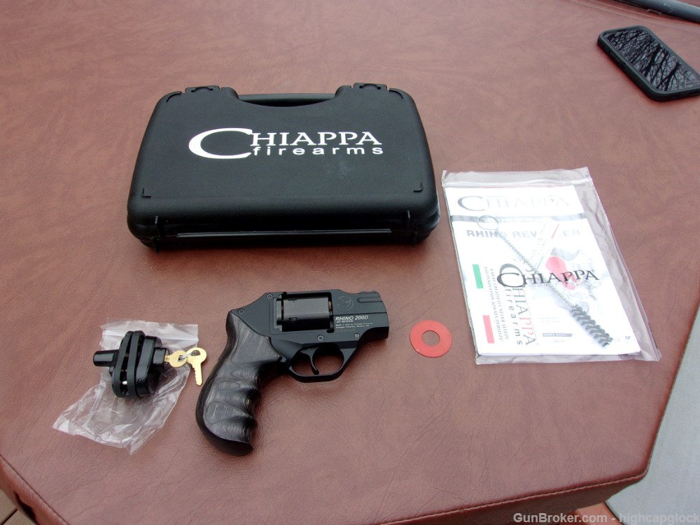 Chiappa Rhino 200D .357 Mag 2" Revolver w/ Holster & Upgrade Grips $1START -img-27
