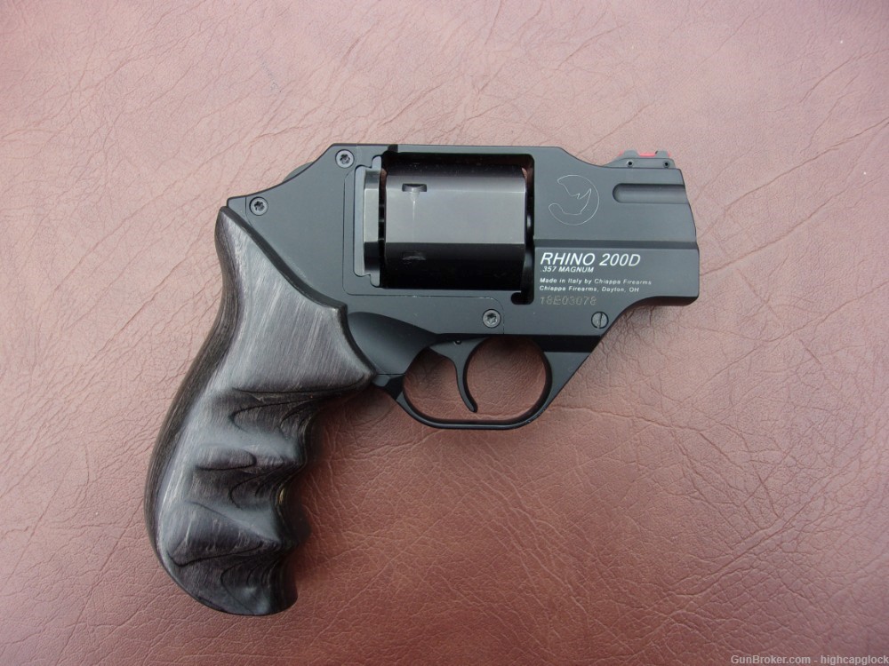 Chiappa Rhino 200D .357 Mag 2" Revolver w/ Holster & Upgrade Grips $1START -img-3