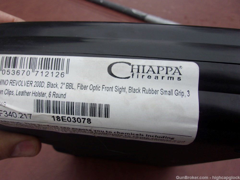 Chiappa Rhino 200D .357 Mag 2" Revolver w/ Holster & Upgrade Grips $1START -img-26