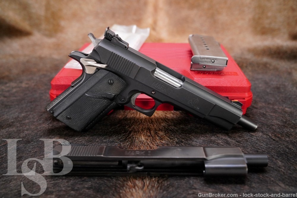 L.A.R. Manufacturing LAR Grizzly Mark I Mk 1 .45 Win Mag & ACP 6.5" Pistol-img-0