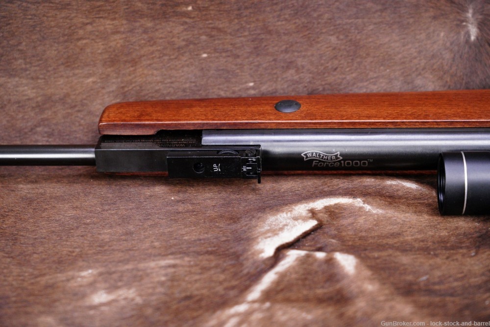 Walther Force 1000 Air Rifle .177 4.5mm 18” Single Shot Pellet Gun & Scope -img-16