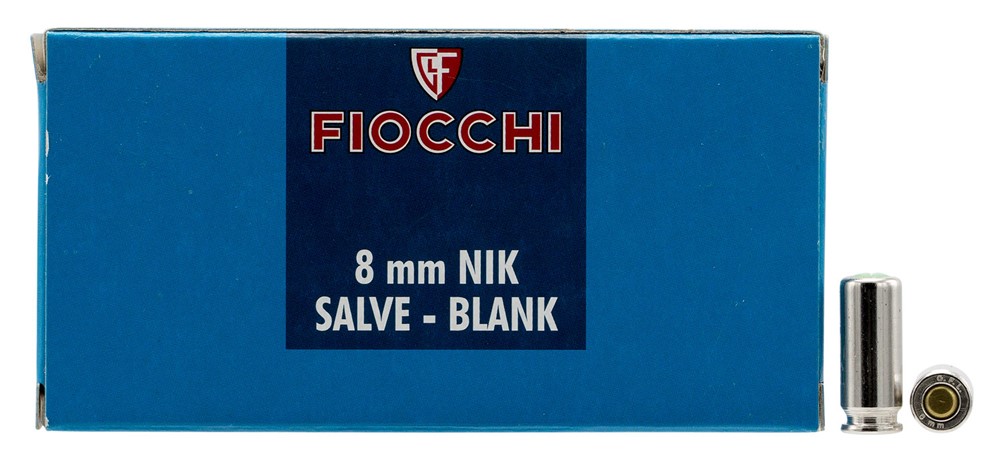 Fiocchi Pistol Blank 8mm 50 Per Box-img-1