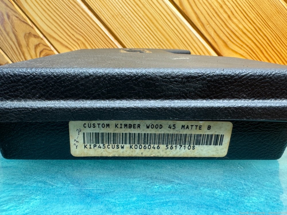 USED KIMBER 1911 CLASSIC MODEL CUSTOM .45ACP 5" BARREL BLUED NR-img-3