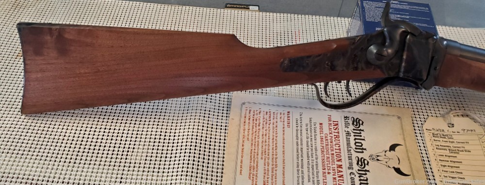 1874 Shiloh-Sharps Hunter Carbine New no box hanging tags and info-img-11