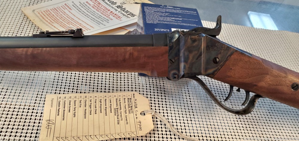 1874 Shiloh-Sharps Hunter Carbine New no box hanging tags and info-img-3