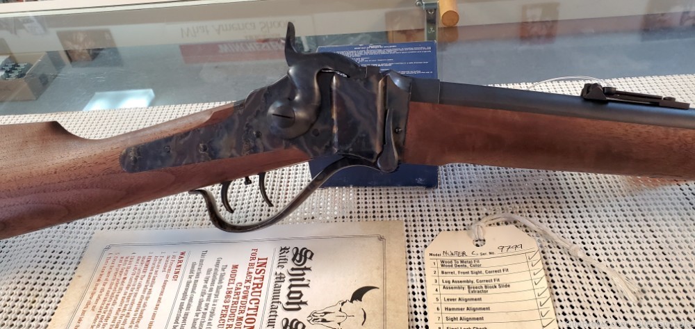 1874 Shiloh-Sharps Hunter Carbine New no box hanging tags and info-img-2