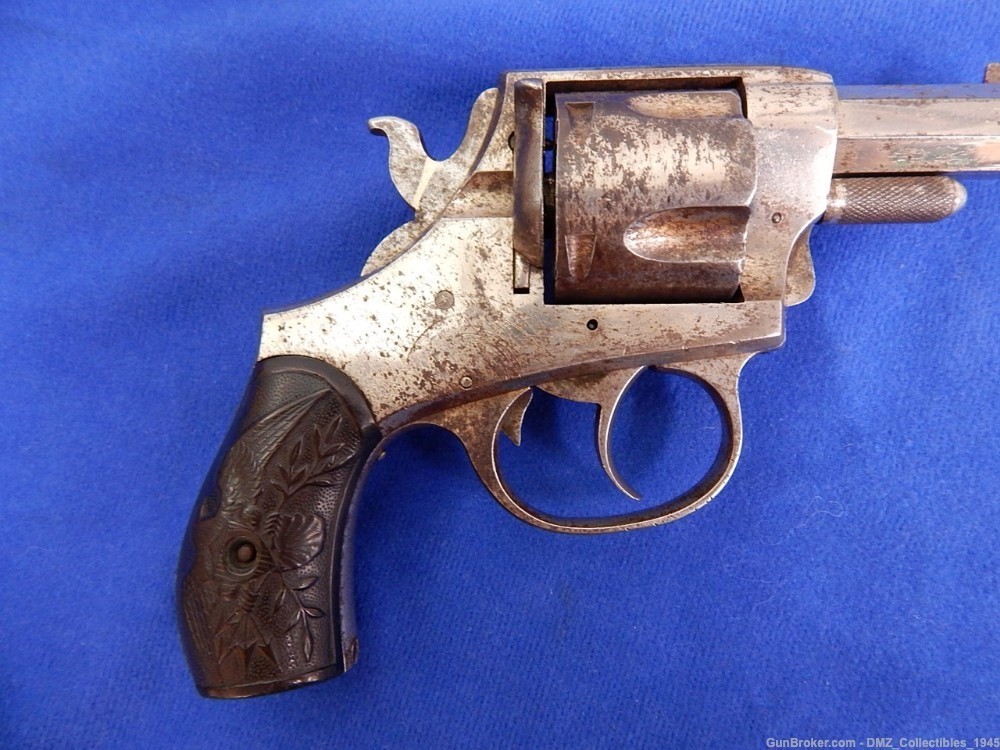 1880s American Bull Dog 44 CF Caliber Revolver Pistol Gun-img-2