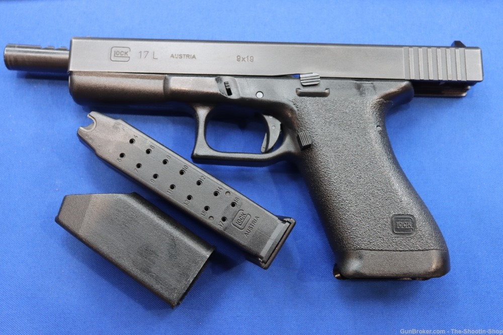 Glock Model G17L GEN1 Pistol G17 LONG SLIDE GEN 1 OCT 1988 9MM 6" Ported-img-33