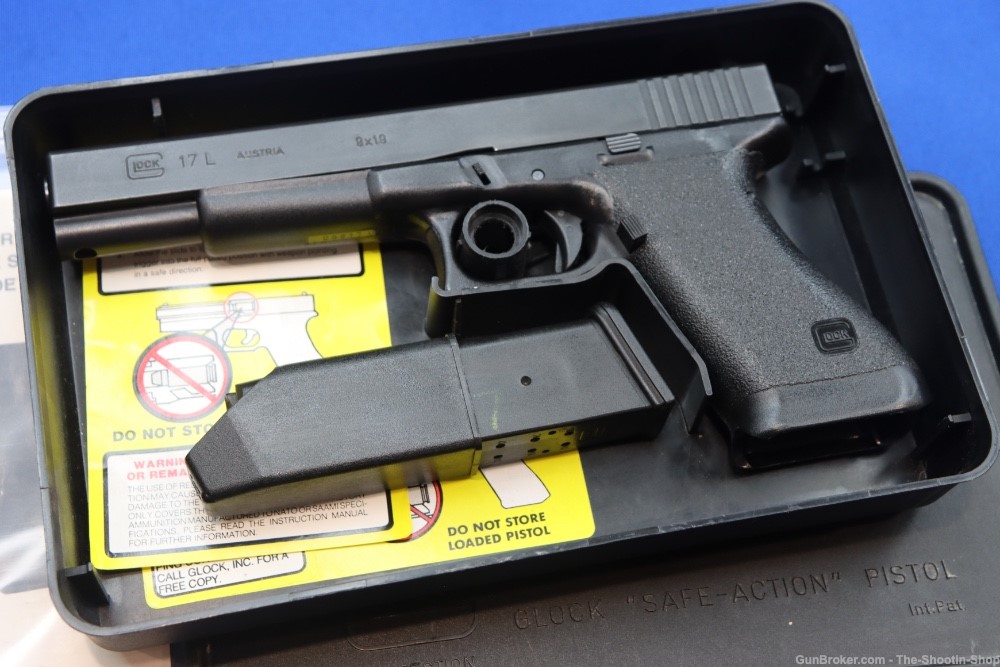 Glock Model G17L GEN1 Pistol G17 LONG SLIDE GEN 1 OCT 1988 9MM 6" Ported-img-1