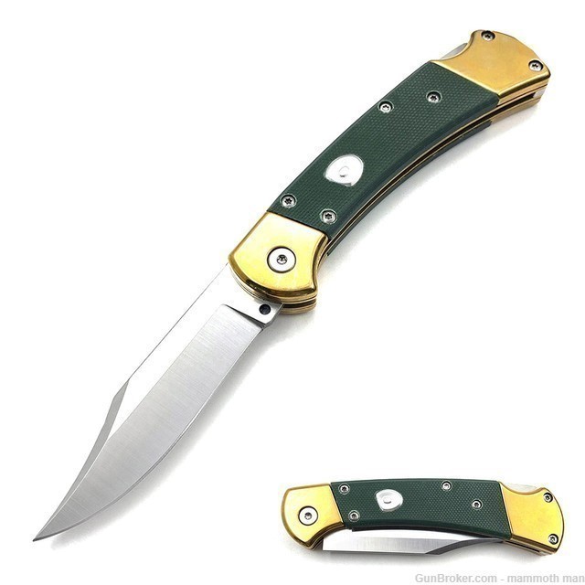 Classic Buck Style knife converted to switchblade automatic -img-0
