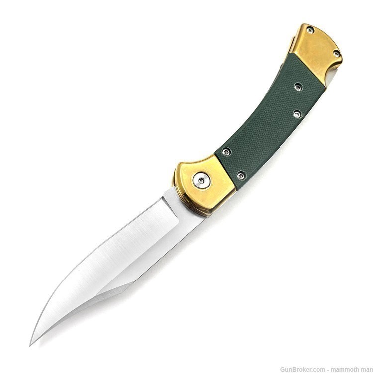 Classic Buck Style knife converted to switchblade automatic -img-1