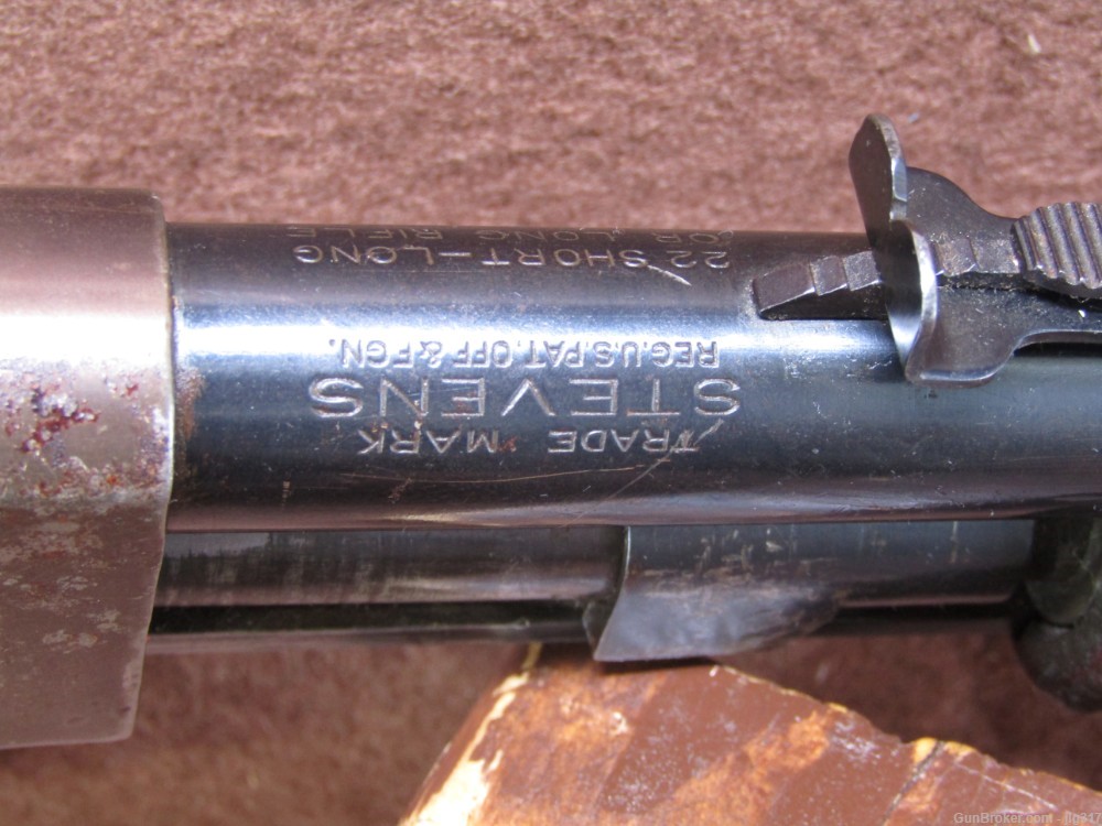 J Stevens Arms Co Visible Loading 22 S/L/LR Pump Action Rifle Parts/Project-img-6