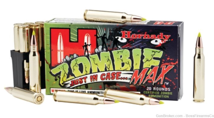 Hornady Zombie Max .223 Remington 55gr Z-MAX Box of 20 83271 (JFM)-img-0