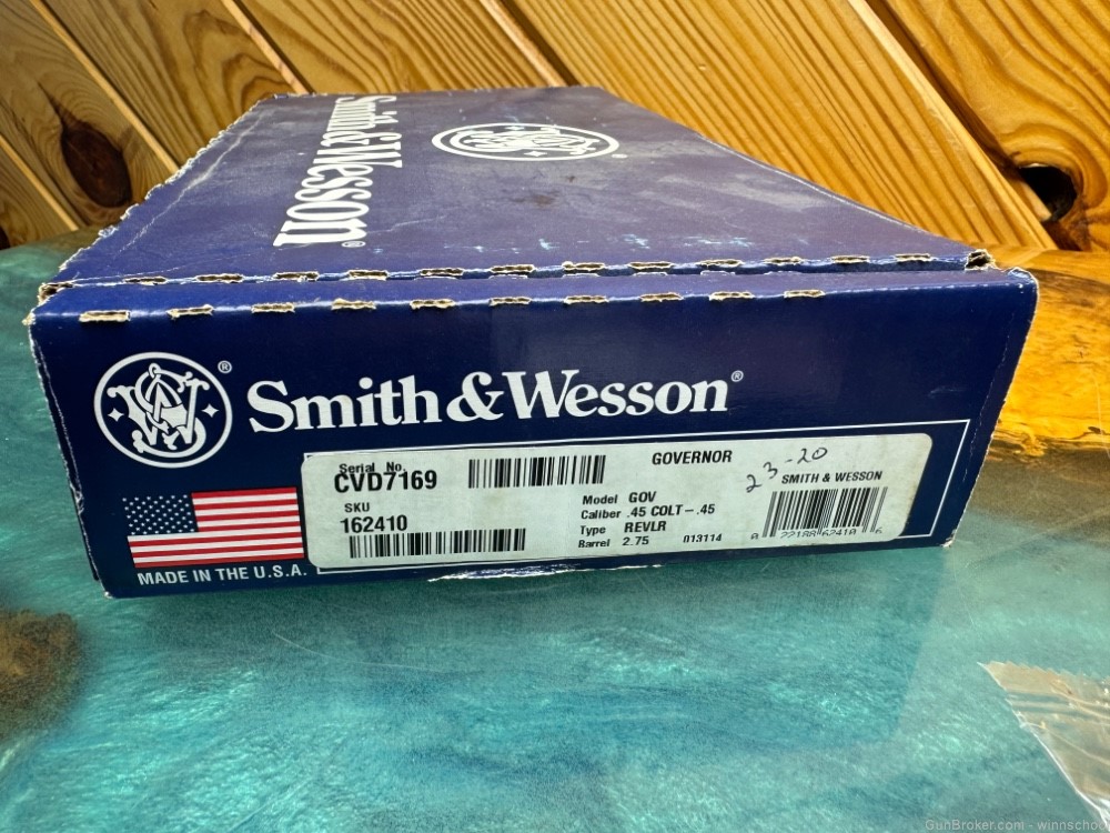 USED W/ BOX SMITH & WESSOM GOVERNOR .45LC / .410 3" BARREL NO RESERVE-img-3