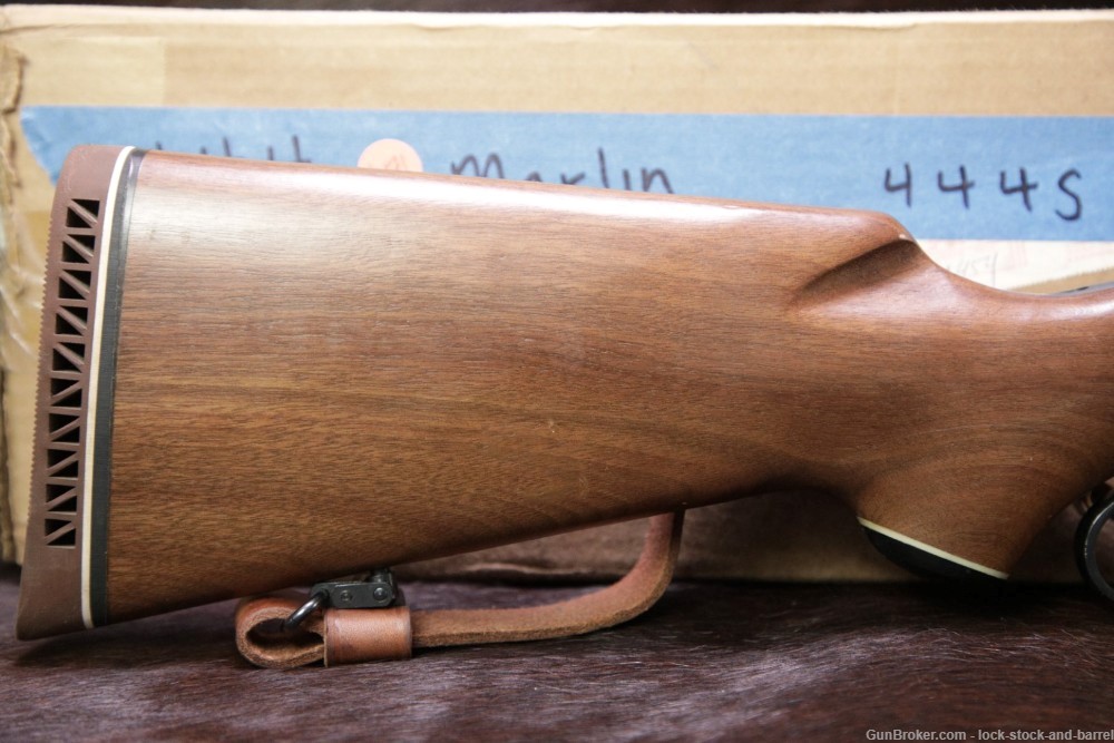 Marlin Model 444S 444-S JM Marked .444 Marlin 22" Lever Action Rifle, 1975-img-3