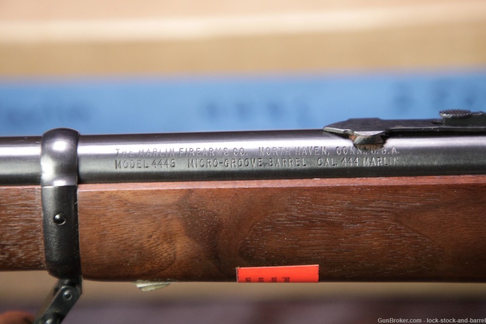 Marlin Model 444S 444-S JM Marked .444 Marlin 22" Lever Action Rifle, 1975-img-21