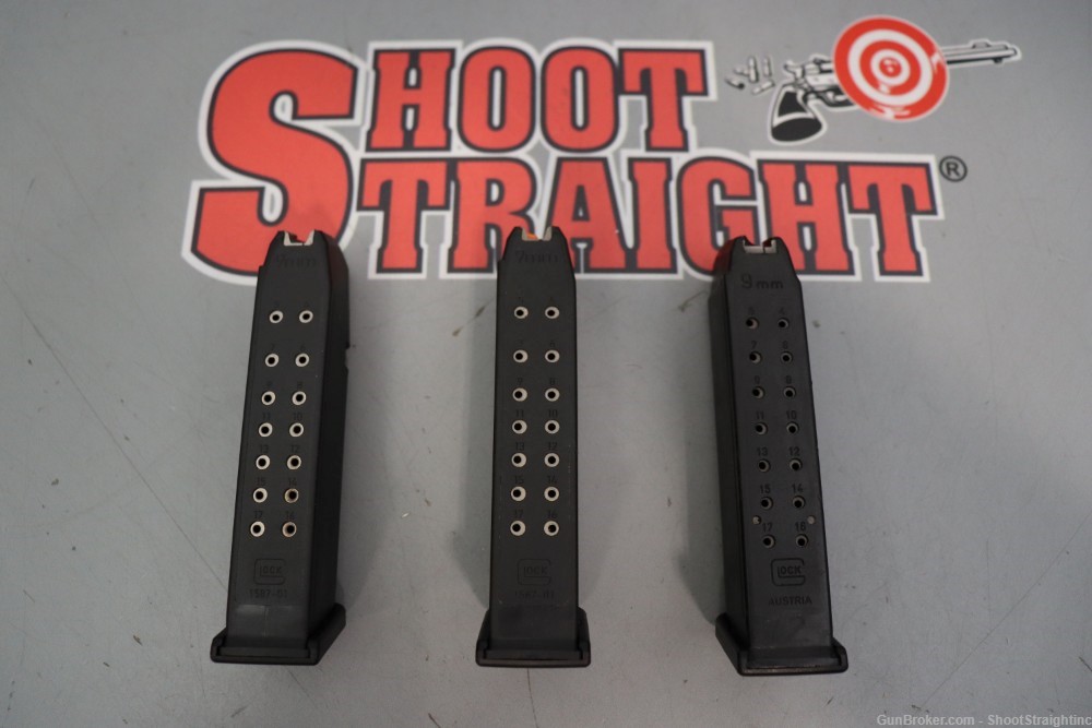 Box o' Three Glock G17 Gen3/4/5 9mm 17-Round Magazines-img-4