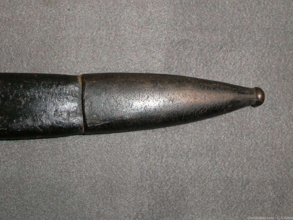 Japanese Artillery Short Sword w/ Scabbard, Meiji Era-img-14