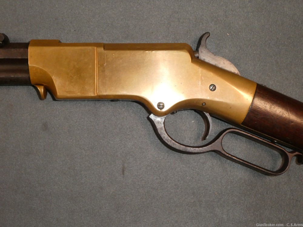 Original, Civil War U.S. Henry Repeating Rifle, .44 RF, 1st D.C. Cavalry-img-7