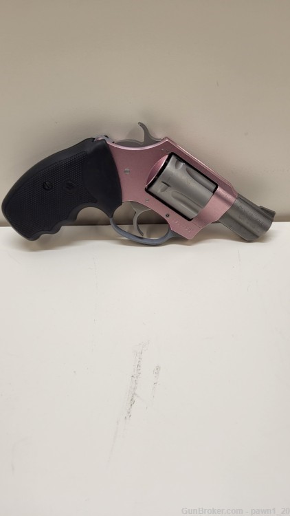 Charter Arms model The Pink Lady .38 SPL 5 shot rubber grip.-img-0