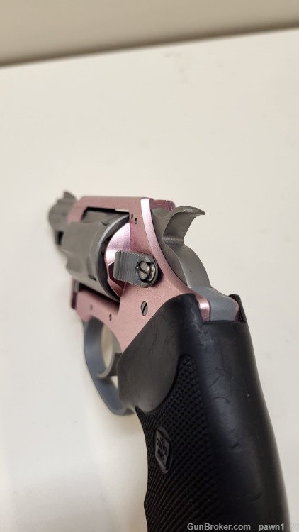 Charter Arms model The Pink Lady .38 SPL 5 shot rubber grip.-img-8