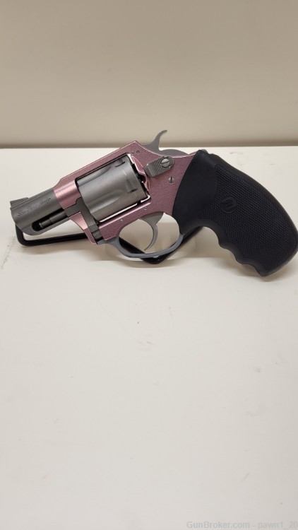 Charter Arms model The Pink Lady .38 SPL 5 shot rubber grip.-img-1